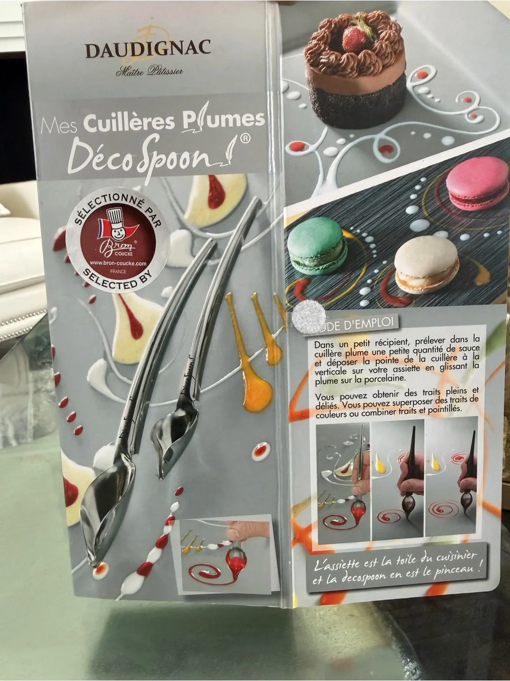 Set of 2 Quill Spoons for Cake Decorating Stainless Steel